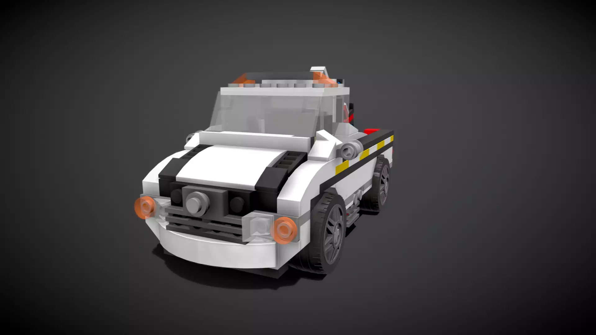 Lego Highway Speedster Truck 3D model_0