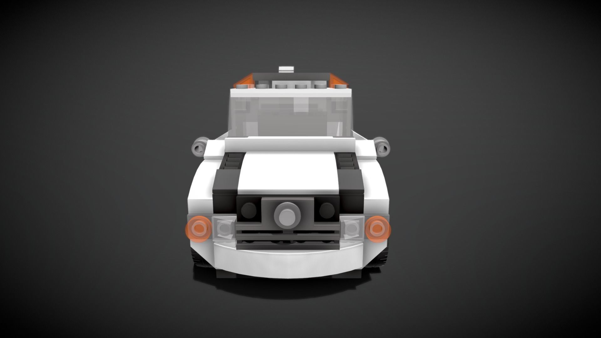 Lego Highway Speedster Truck 3D model_2