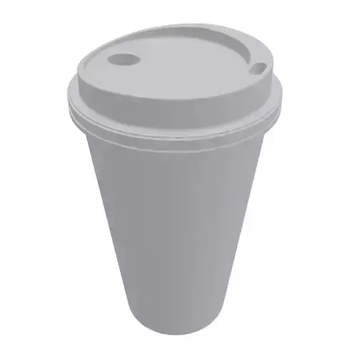 Paper cup keychain for 3d printing 3D print model