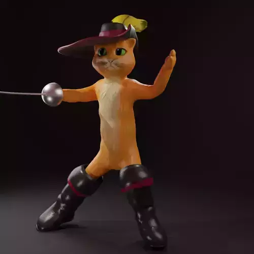 Puss In boots 3D print model
