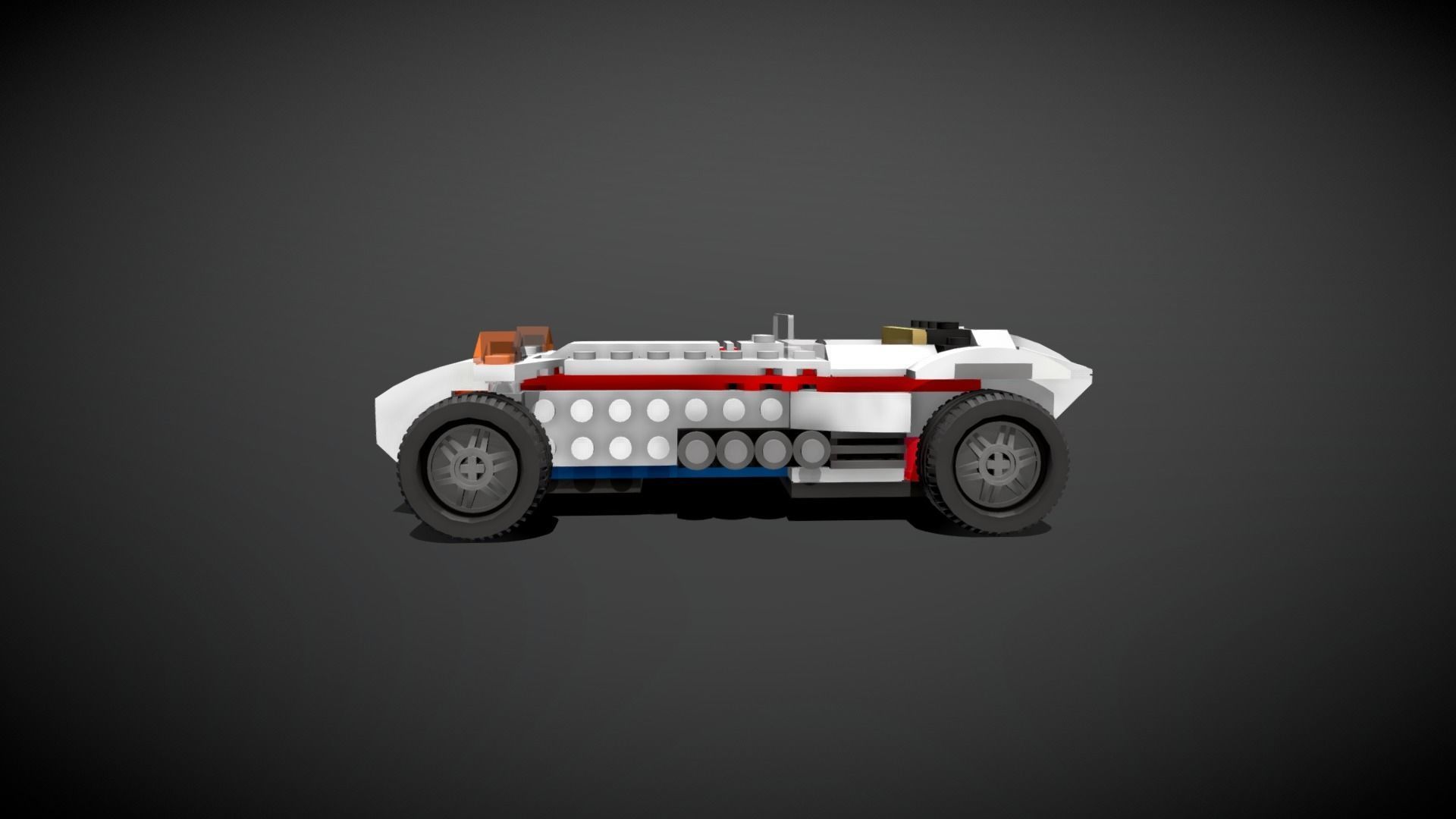 Lego Highway Speedster 3D model_5