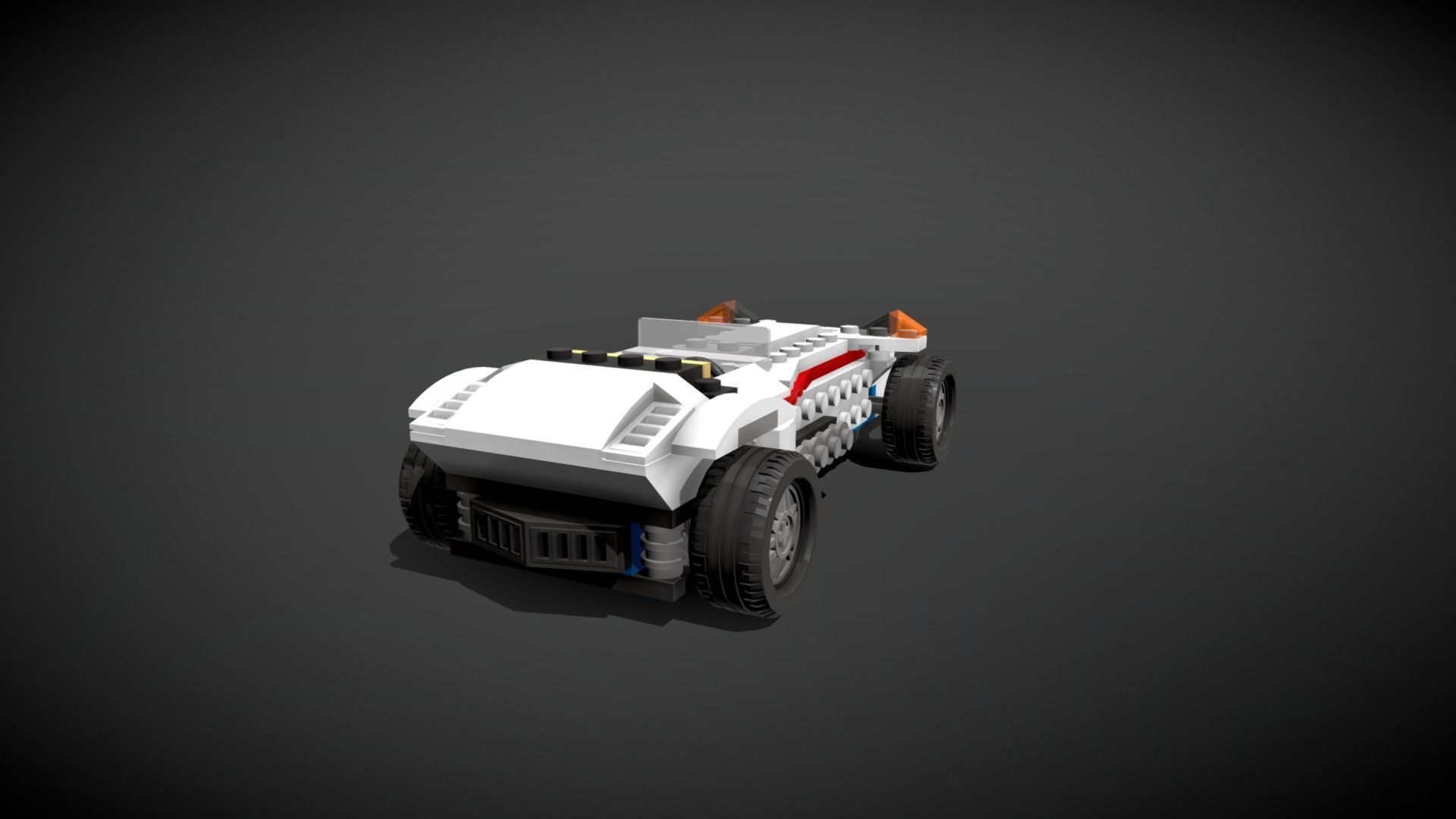 Lego Highway Speedster 3D model_7