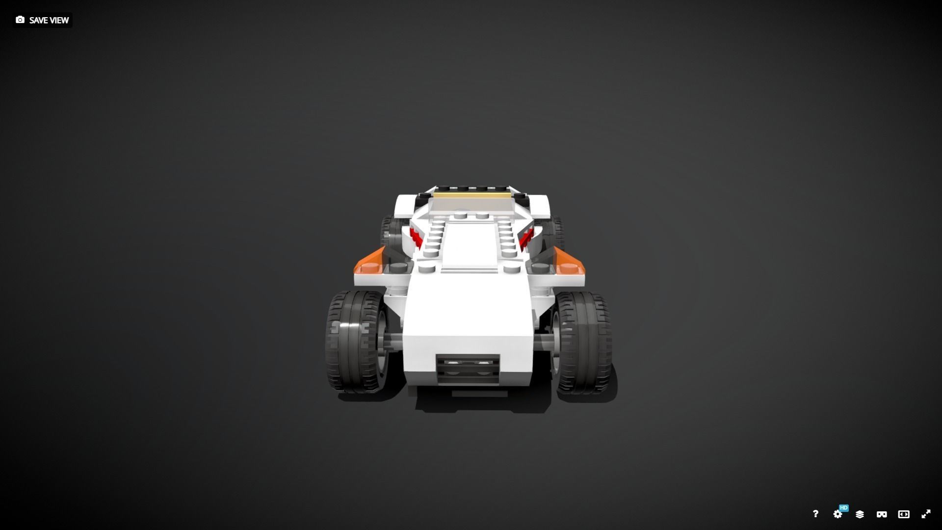 Lego Highway Speedster 3D model_2