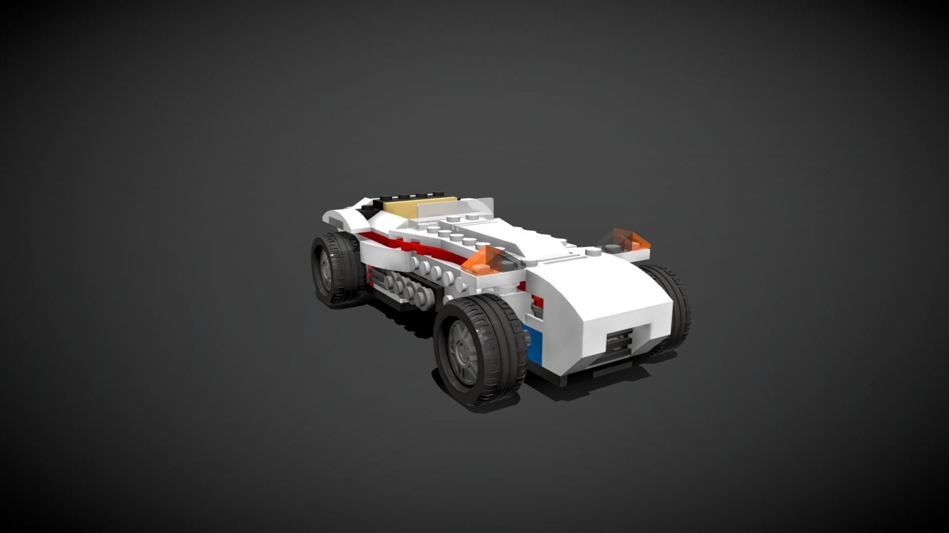 Lego Highway Speedster 3D model_1