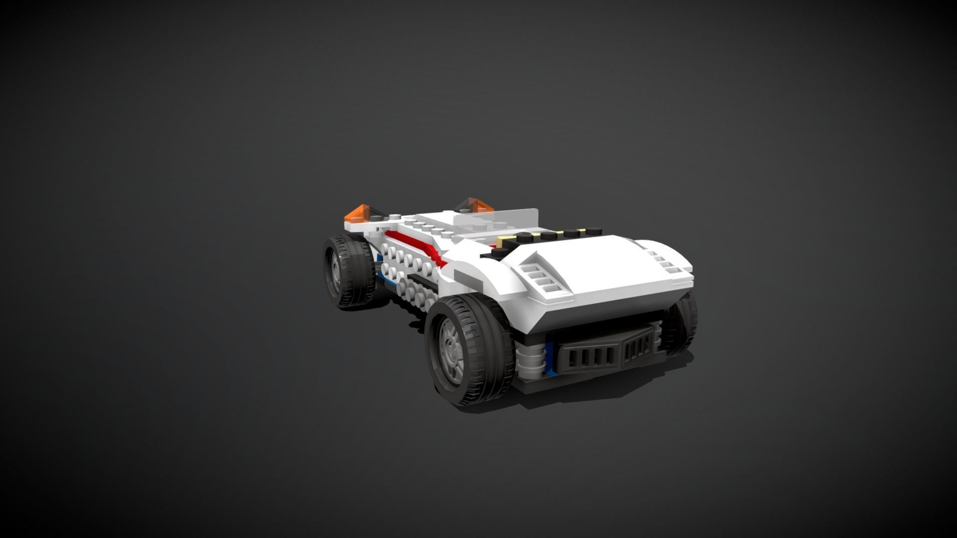 Lego Highway Speedster 3D model_8