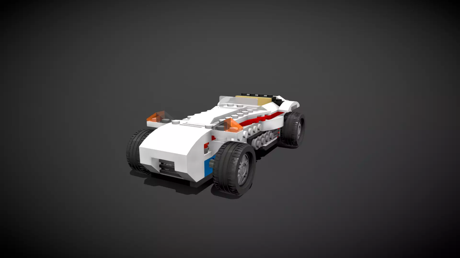 Lego Highway Speedster 3D model_0