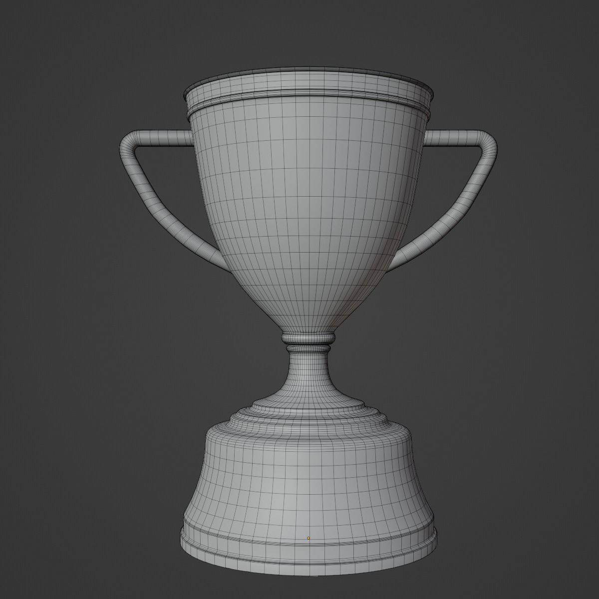 Gold Trophy Cup 02 3D model_18