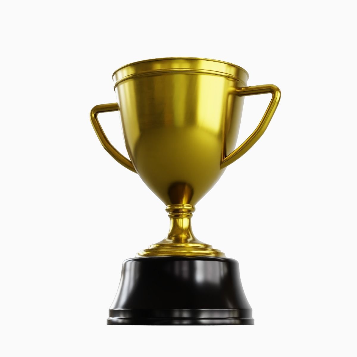 Gold Trophy Cup 02 3D model_14