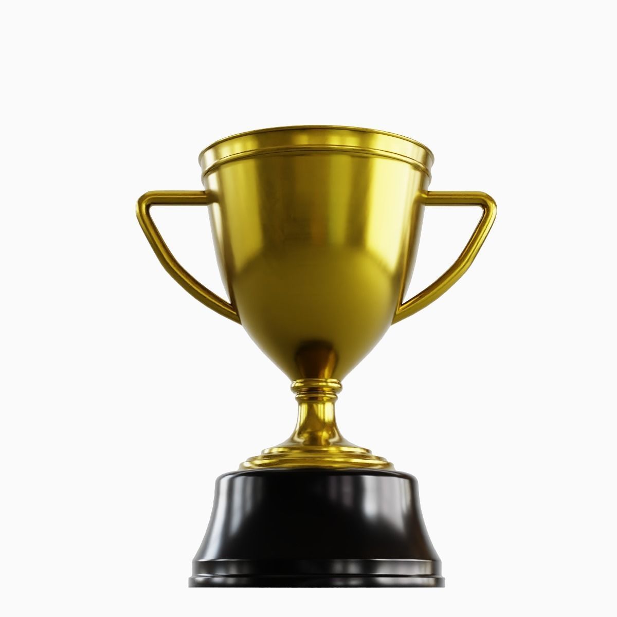 Gold Trophy Cup 02 3D model_13