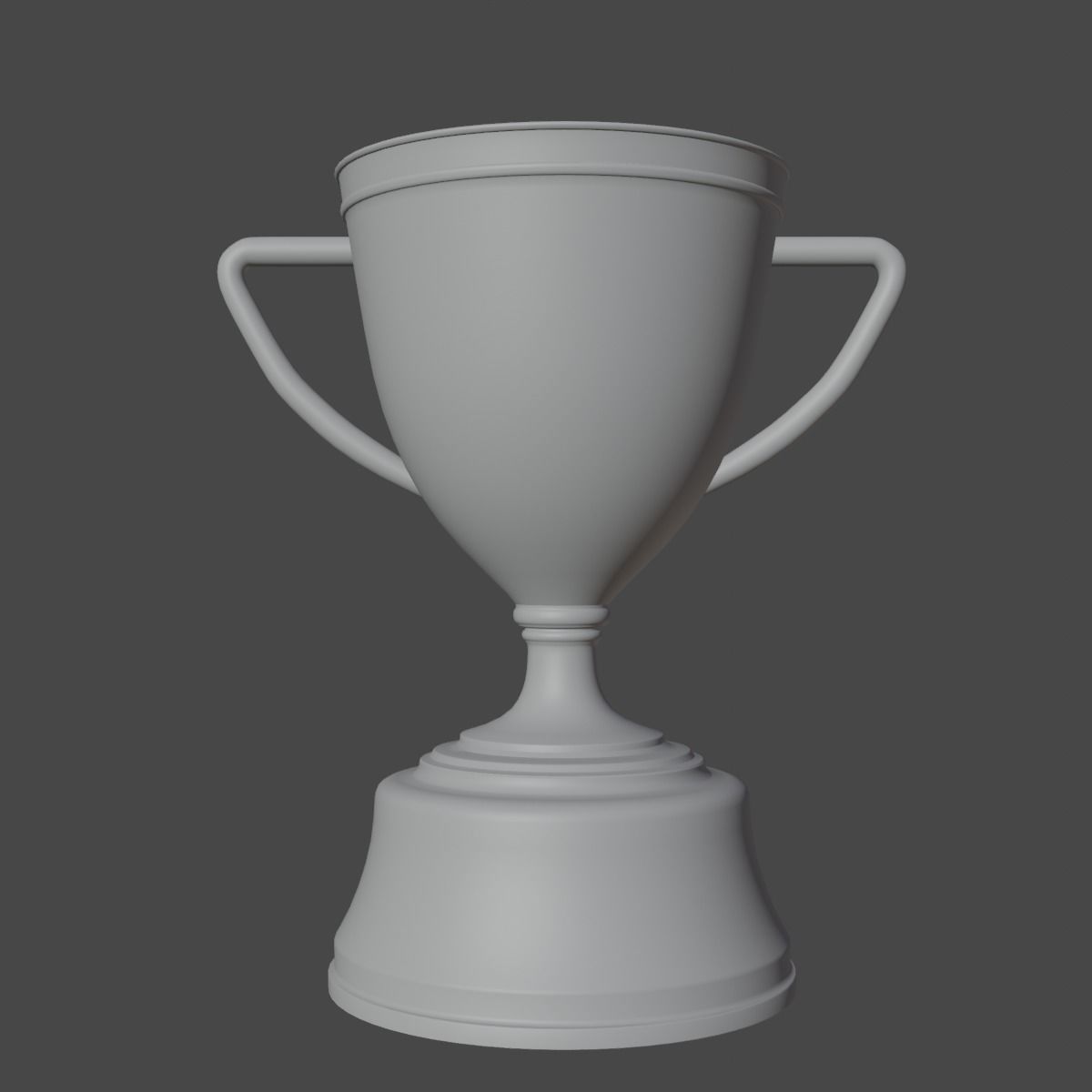 Gold Trophy Cup 02 3D model_17