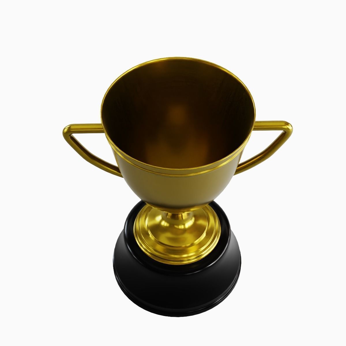 Gold Trophy Cup 02 3D model_10