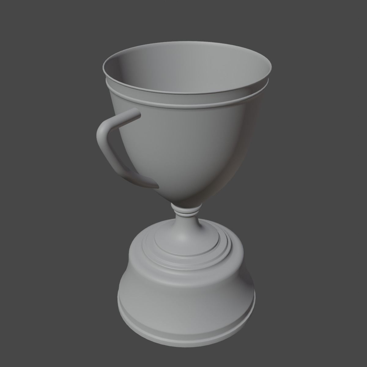 Gold Trophy Cup 02 3D model_20