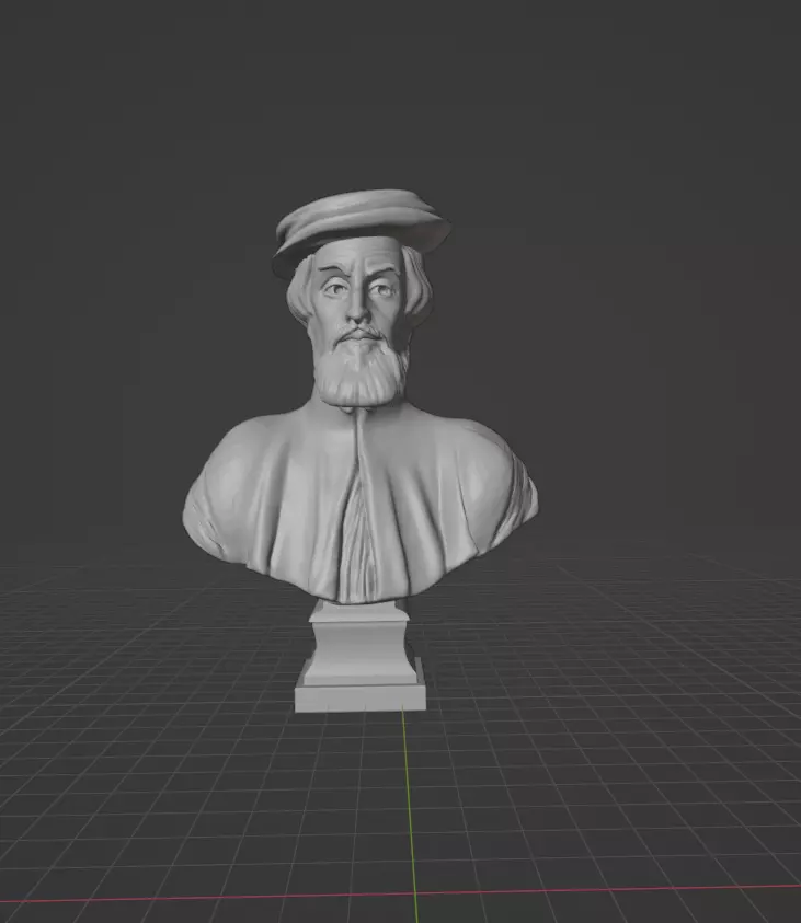 Hernan Cortes 3D print model_0
