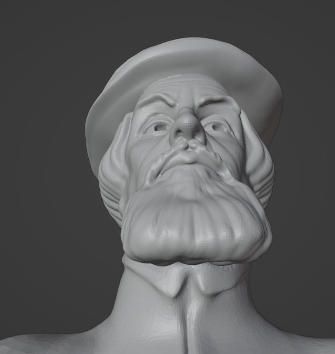 Hernan Cortes 3D print model_17