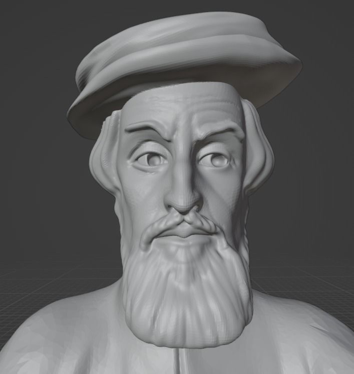 Hernan Cortes 3D print model_6