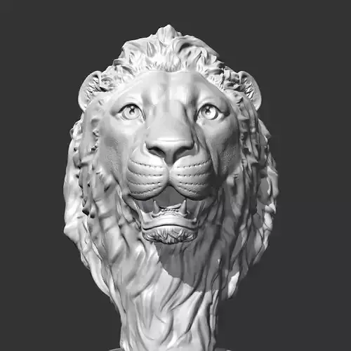 Lion Head AM 01 3D print model