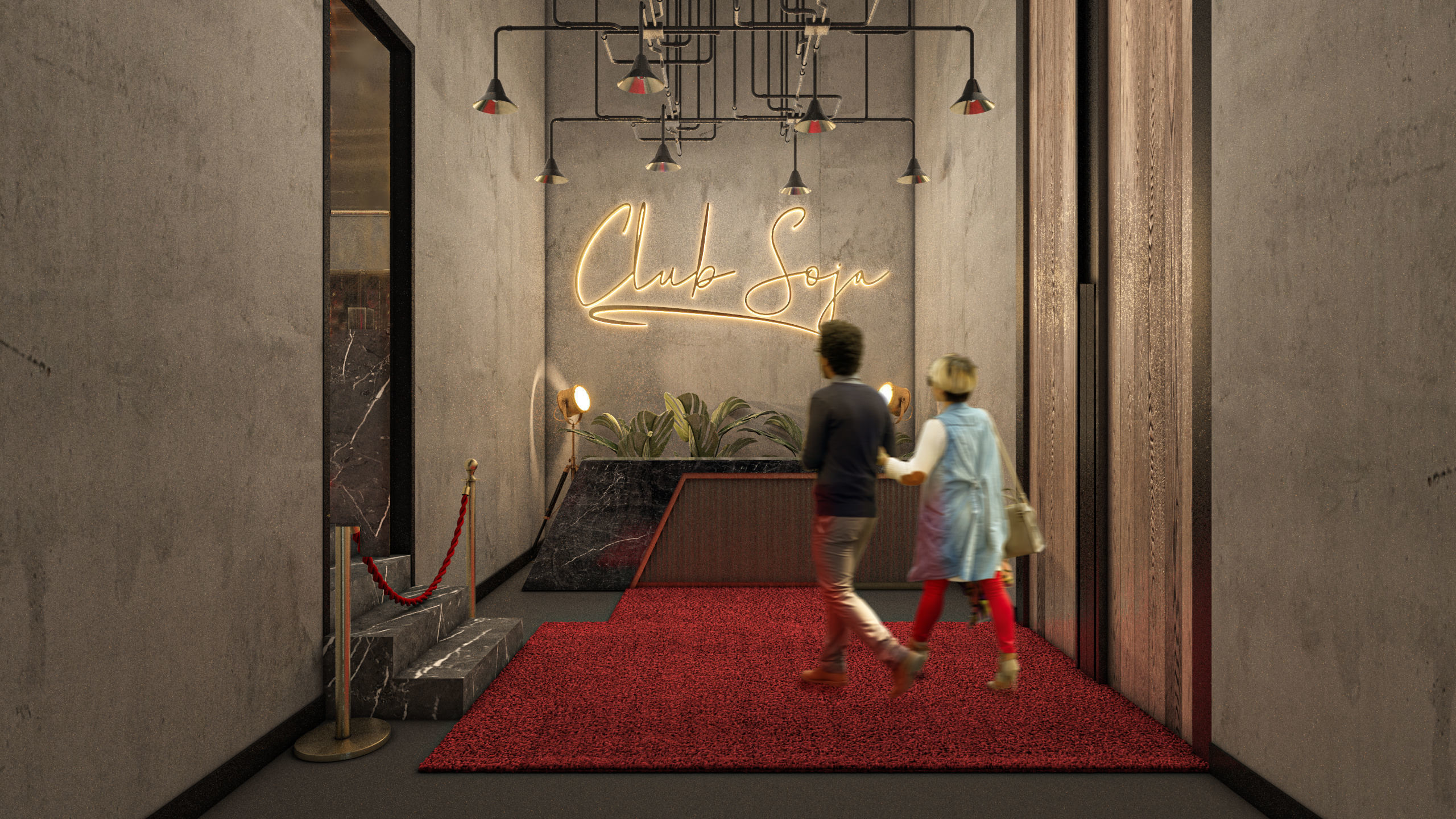 Night Club 3D model_1