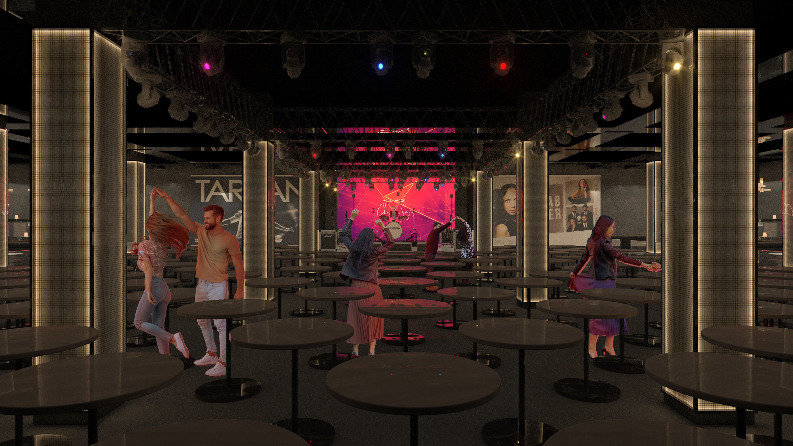 Night Club 3D model_8