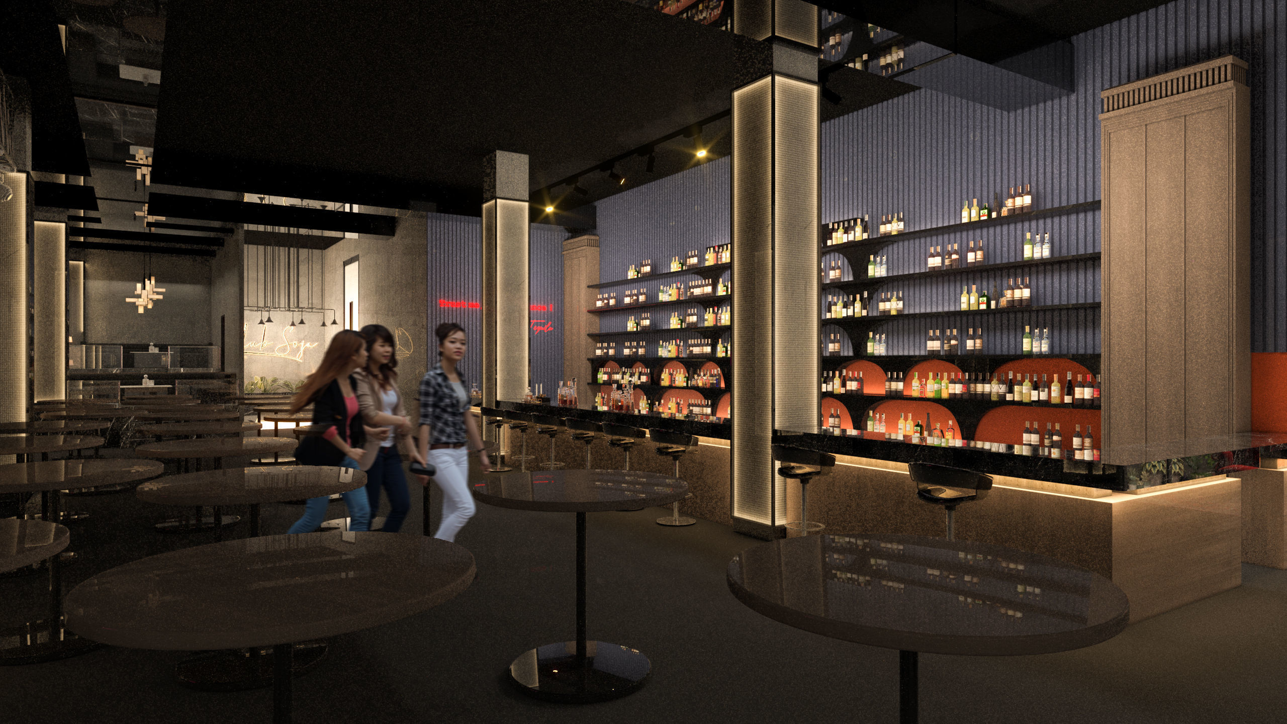 Night Club 3D model_7