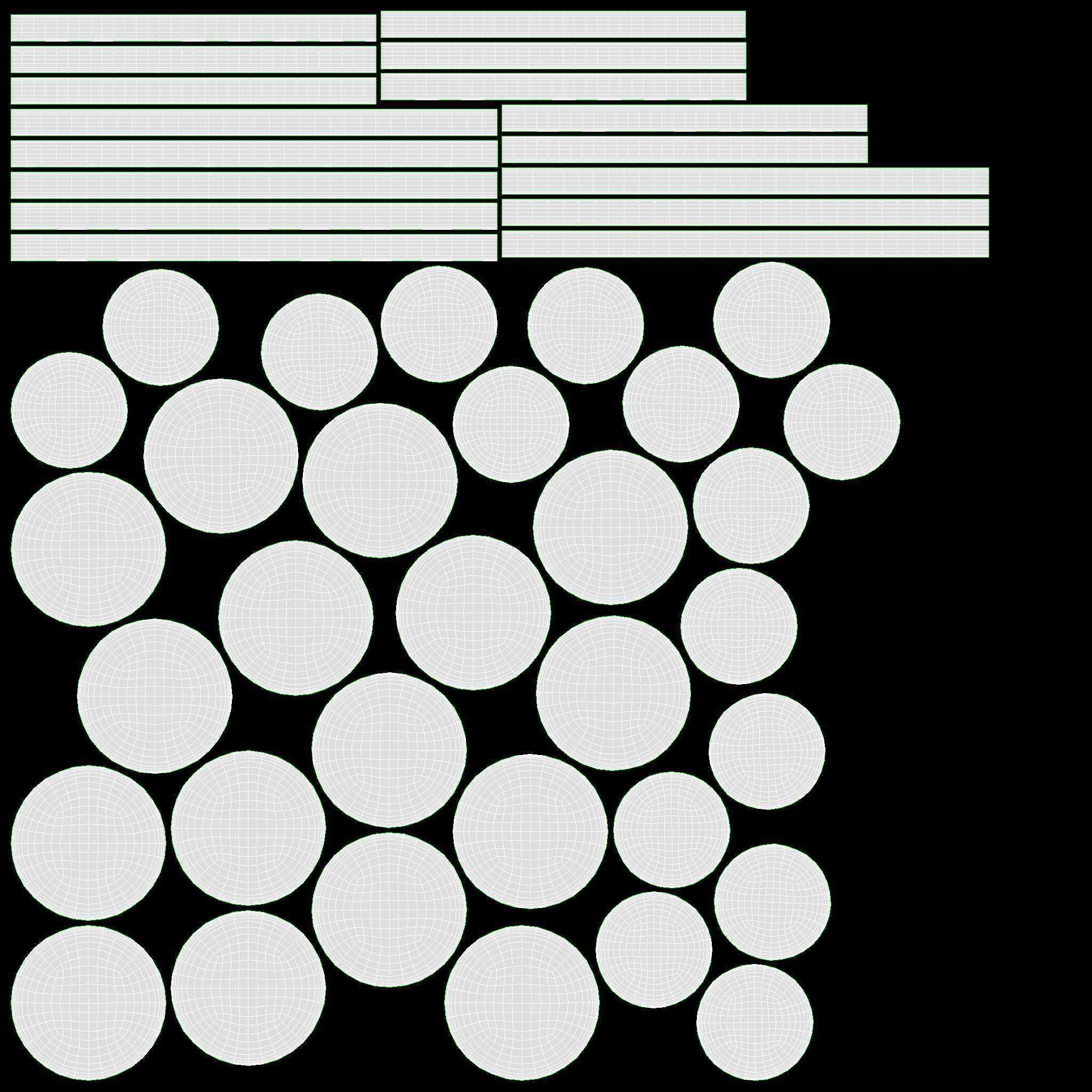 Decorative Ceramic Birds Set 3D model_9