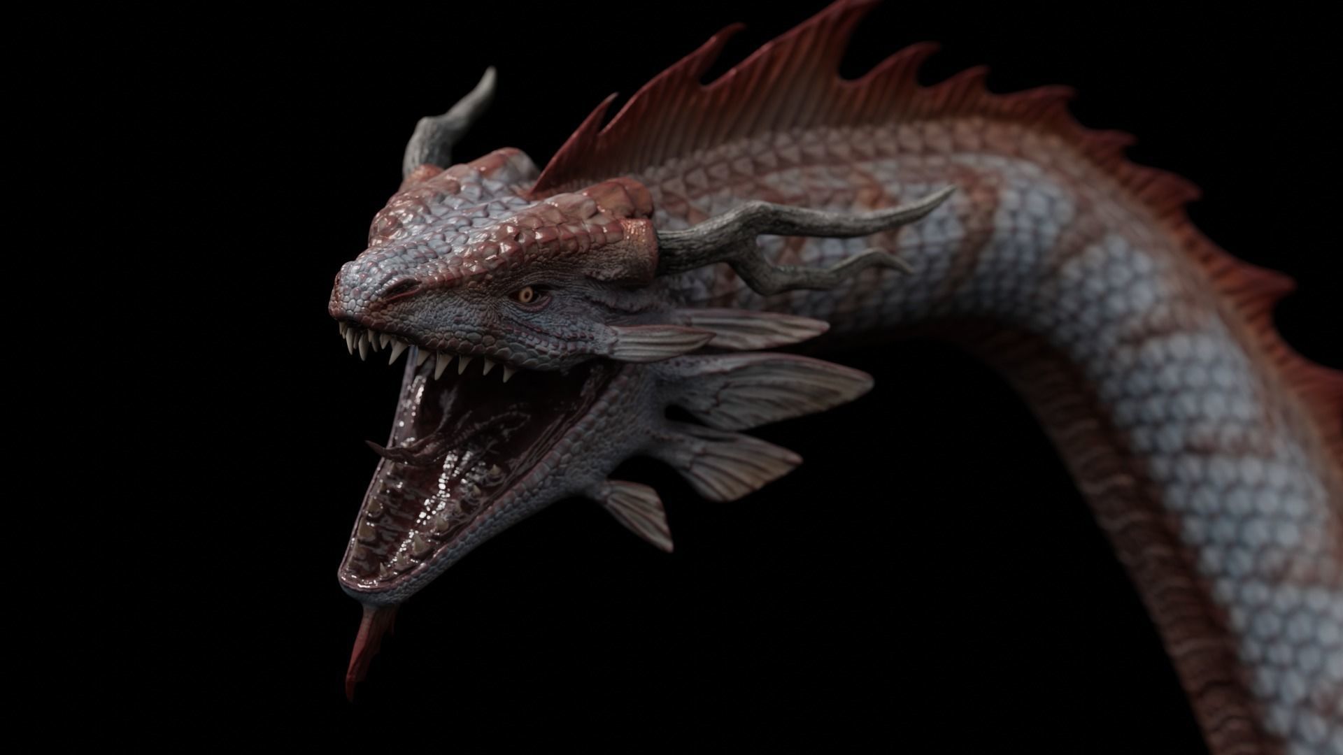 Dragons Megapack 3D Model Collection_51
