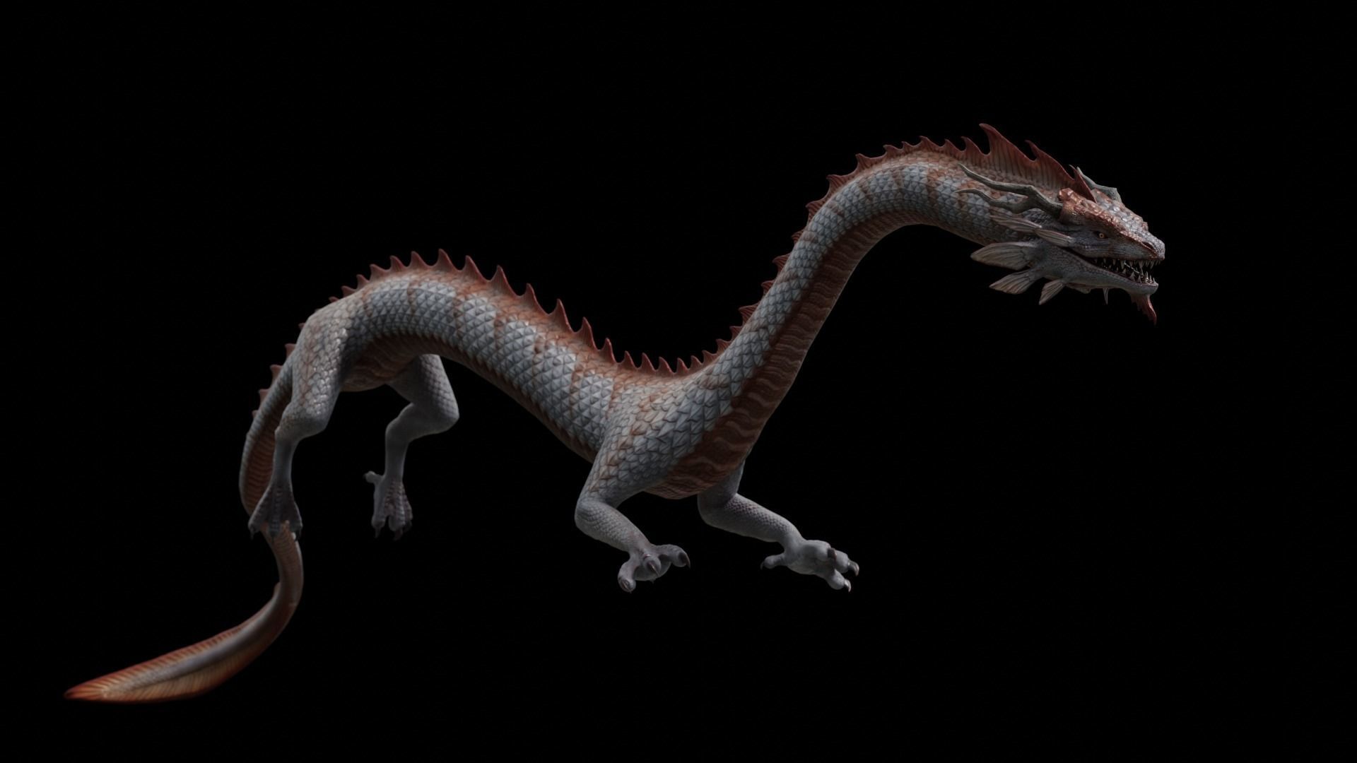 Dragons Megapack 3D Model Collection_44