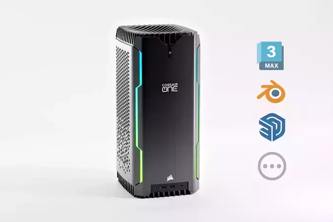 Corsair One i300 - Desktop Gaming PC 3D model