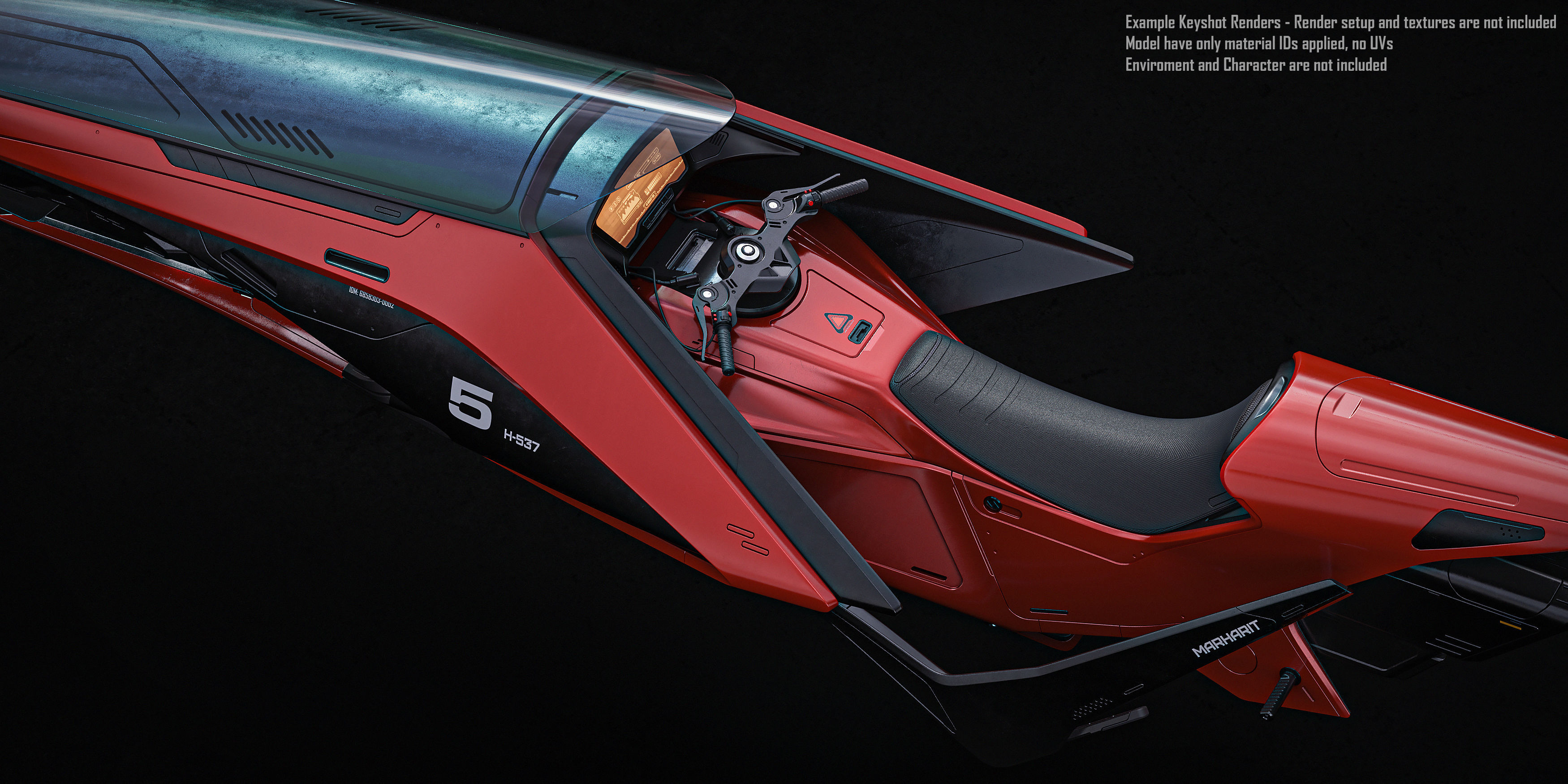 Hover Bike 3D model_10