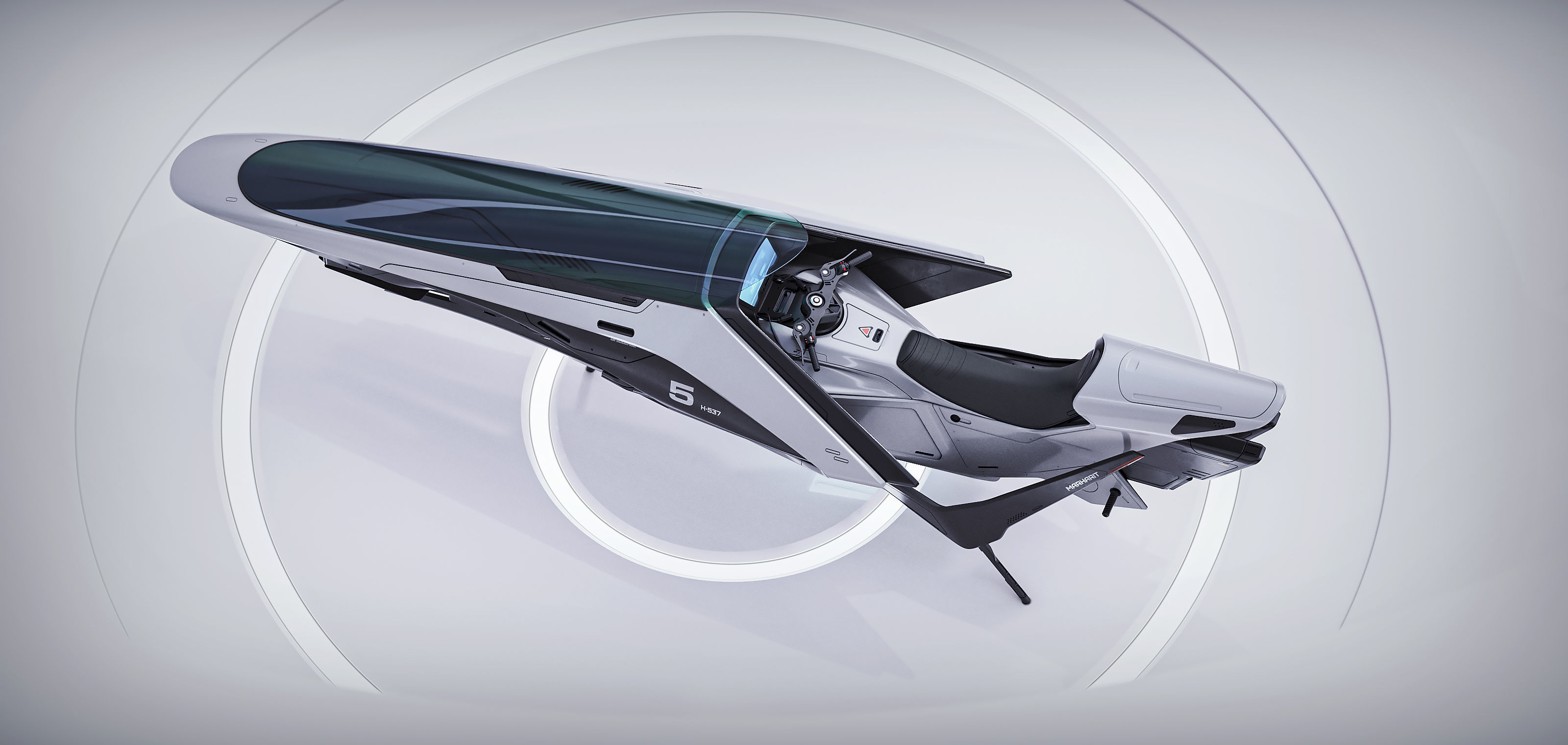 Hover Bike 3D model_4