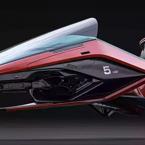Hover Bike 3D model