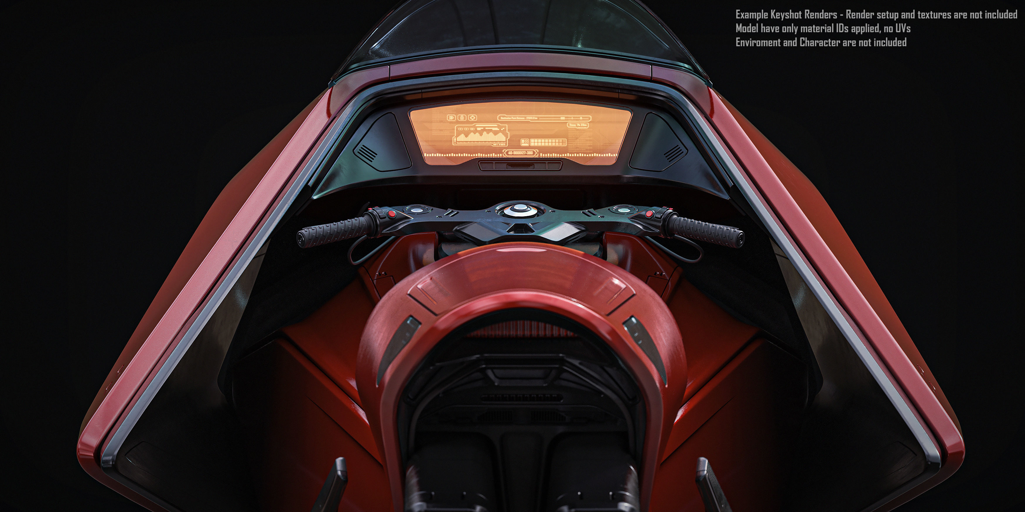 Hover Bike 3D model_14