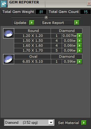 Textured blue stone diamond ring 3603 3D print model 3D print model_8