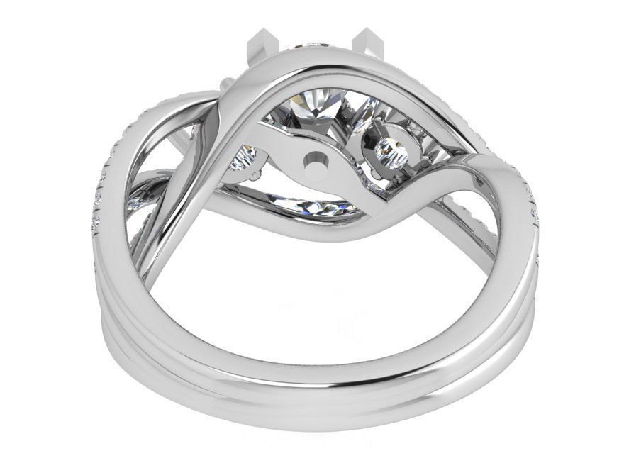 Round textured ring 3604 3D print model 3D print model_3