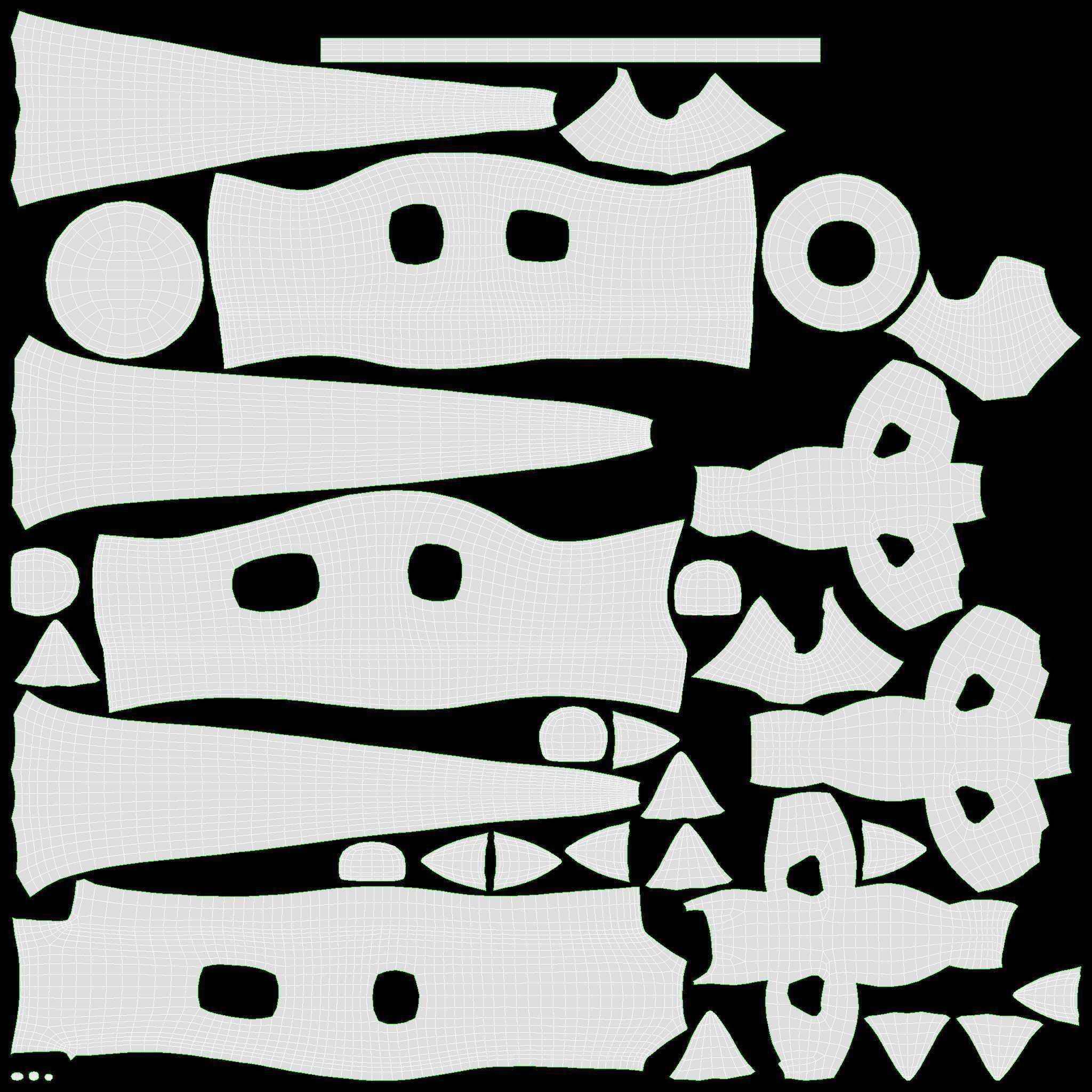 Decorative Ceramic Cats Set 3D model_7