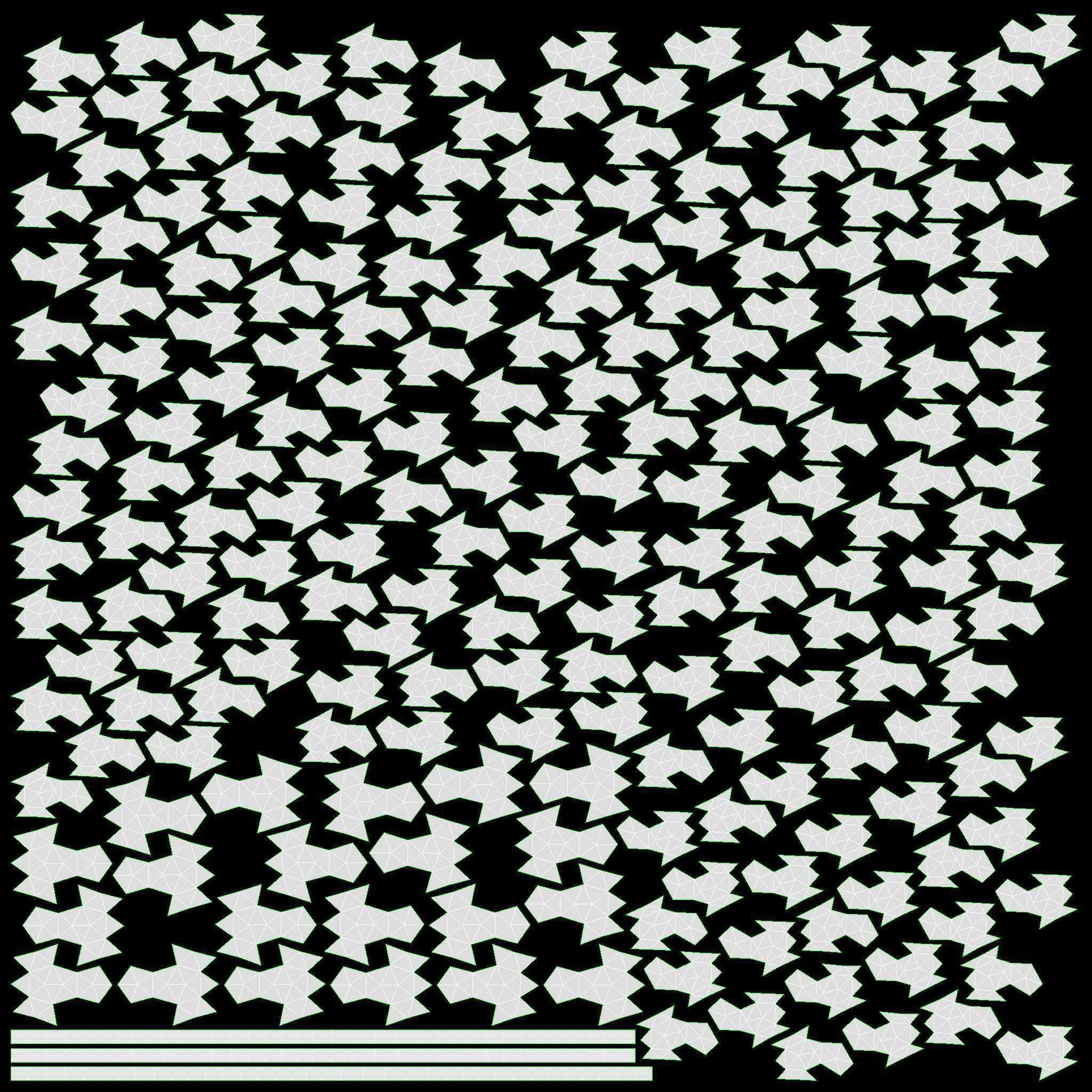 Decorative Ceramic Cats Set 3D model_8