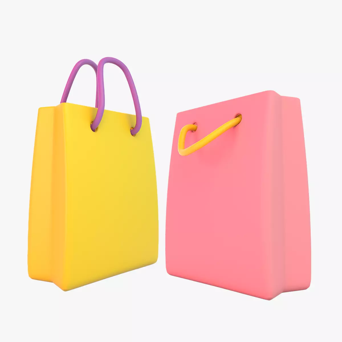 Cartoon Bag 3D model