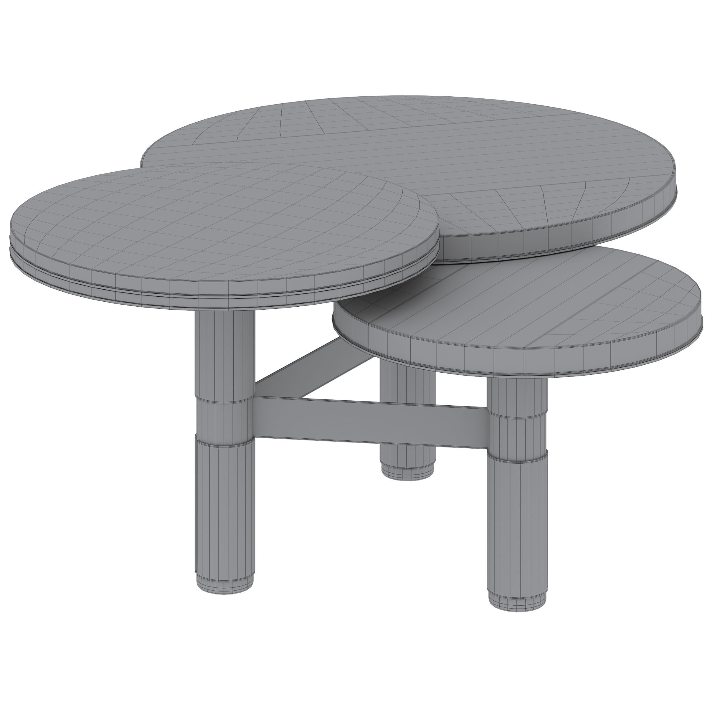 Coffee table CHARLESTON by Frato 3D model_4