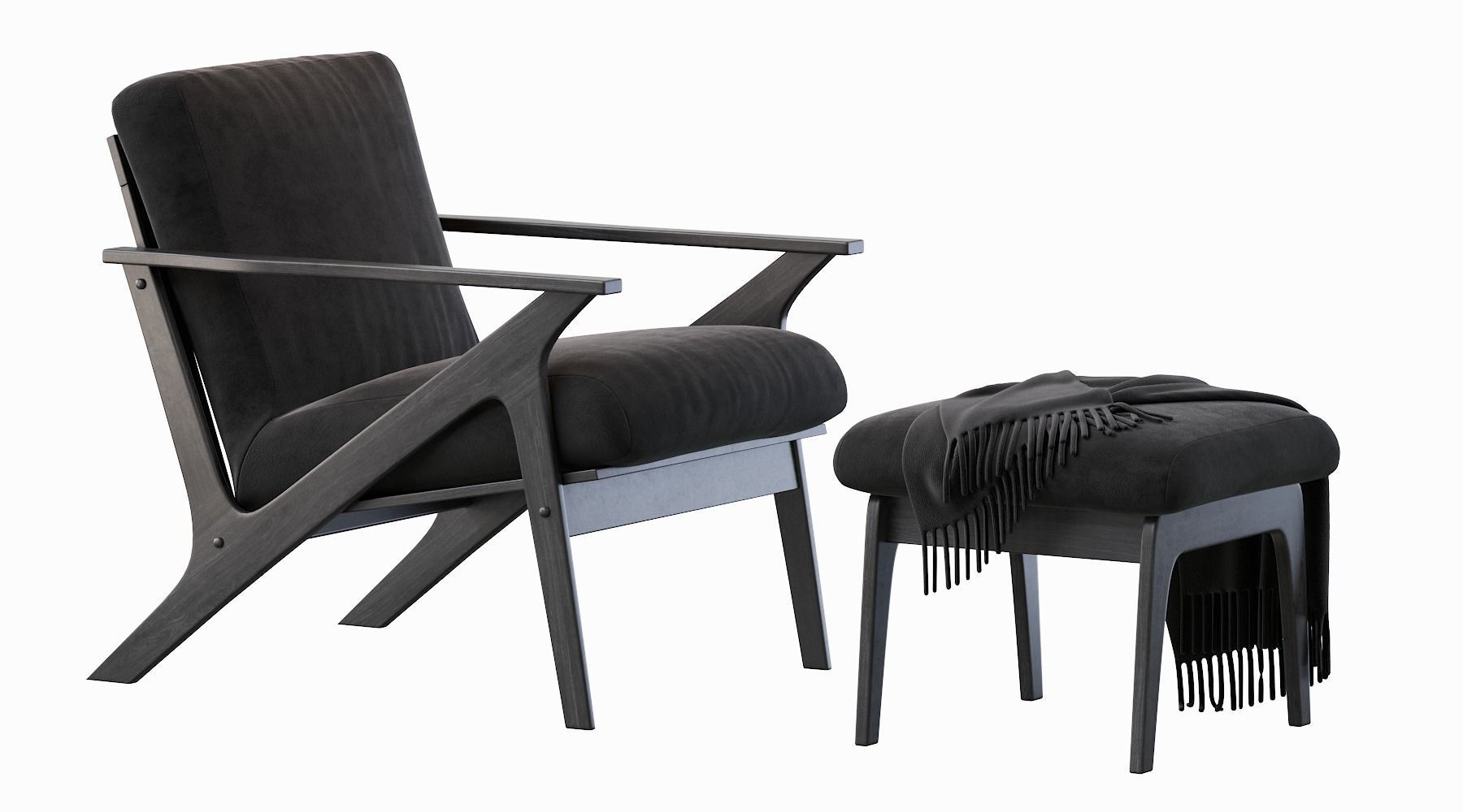 Baxton Studio Bianca Mid-Century 3D model_5