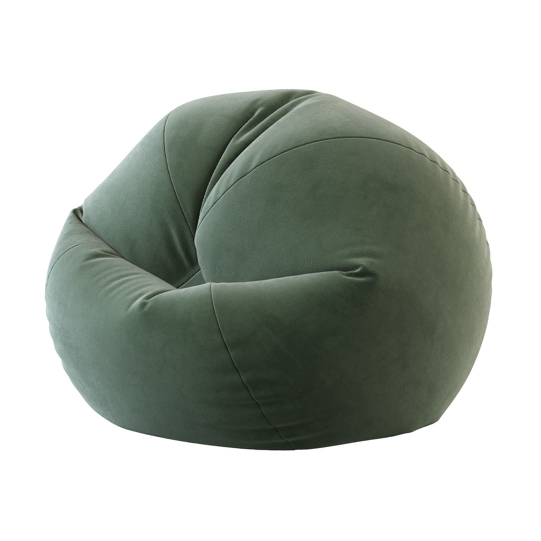  Bean Bag Chair With Bean Filling 3D model_6
