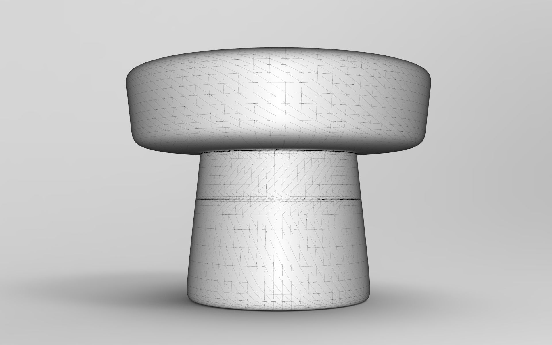Zampu Center Table Low-poly 3D model_5