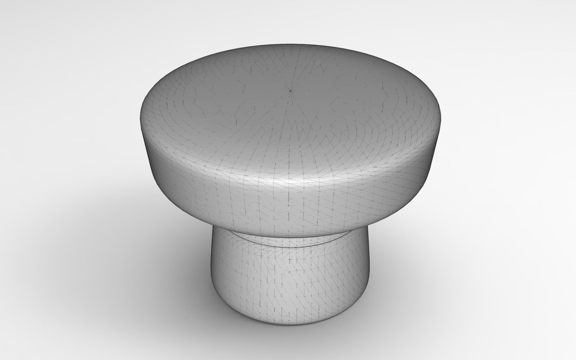 Zampu Center Table Low-poly 3D model_6