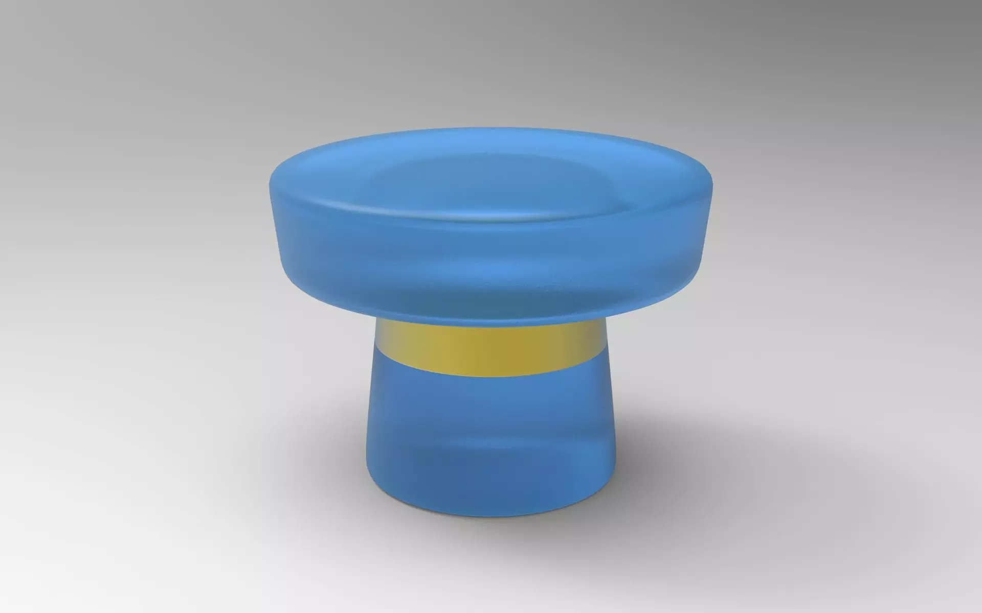 Zampu Center Table Low-poly 3D model_0