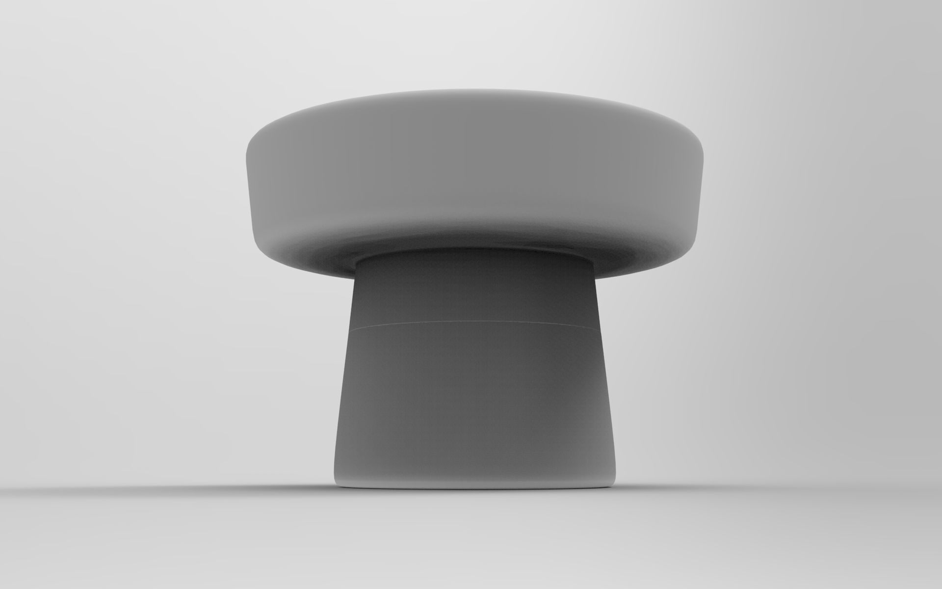 Zampu Center Table Low-poly 3D model_8