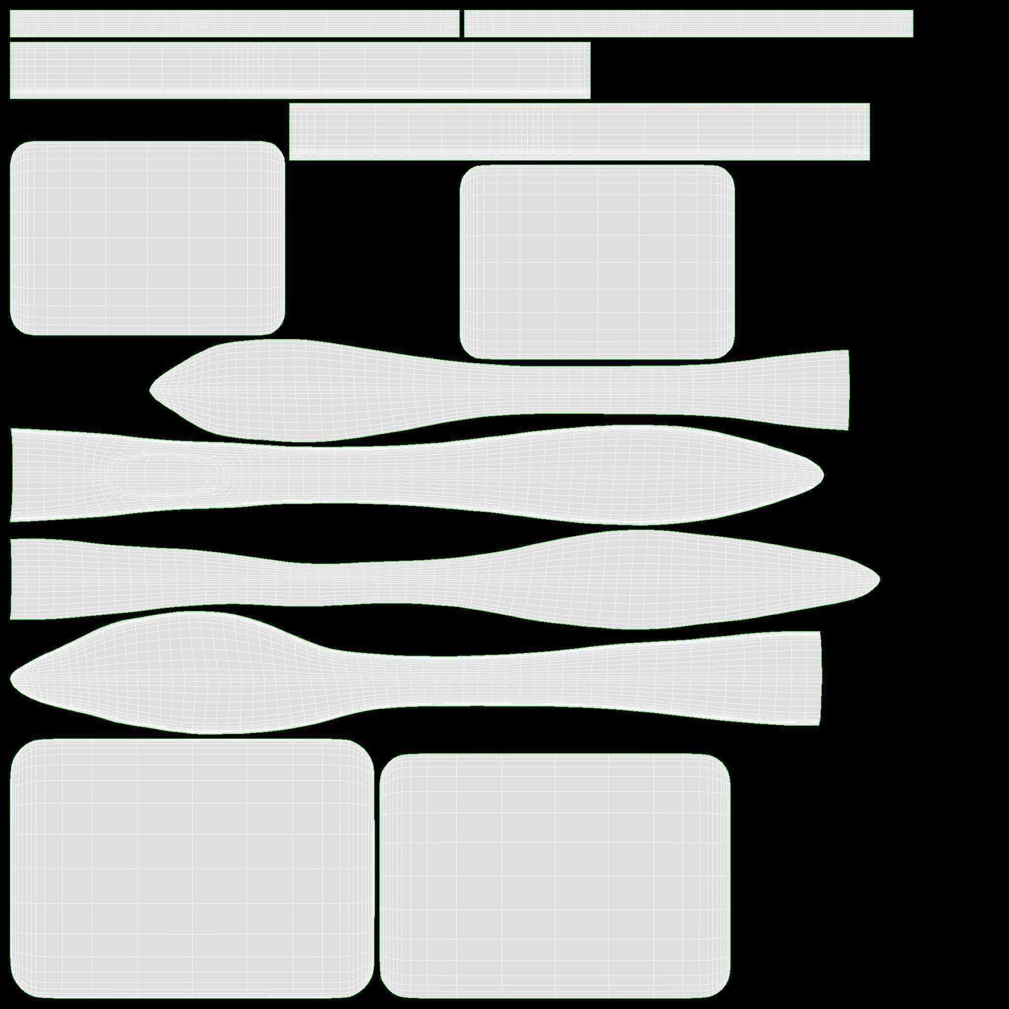 Decorative Ceramic Dolphins Statuette 3D model_8