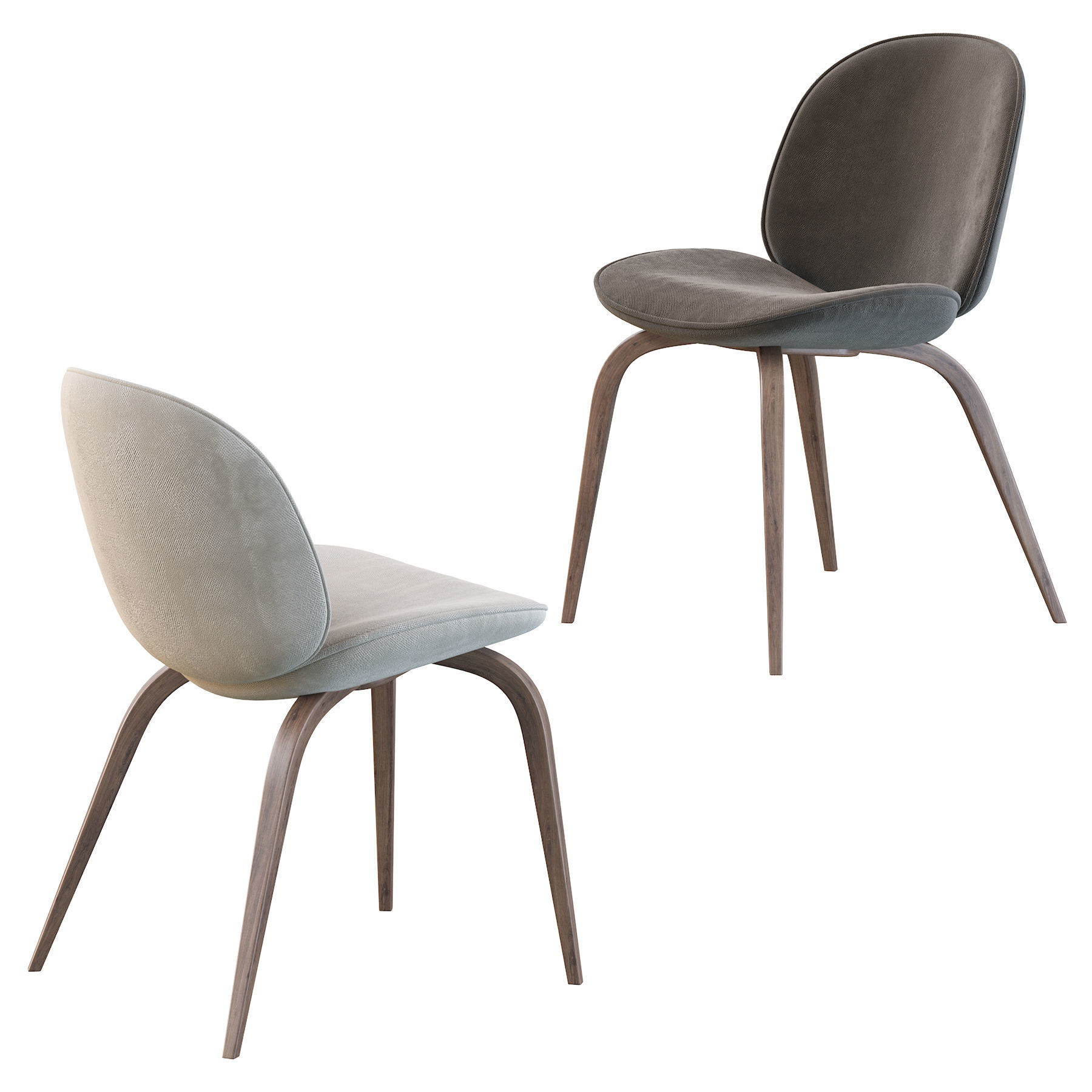 Beetle Dining Chair 3D model_1