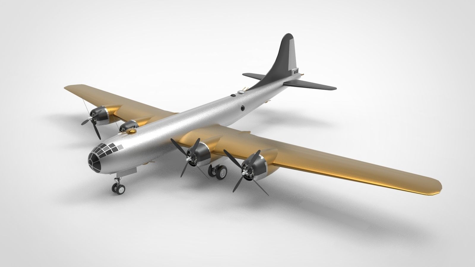 B-29 Superfortress  3D model_3