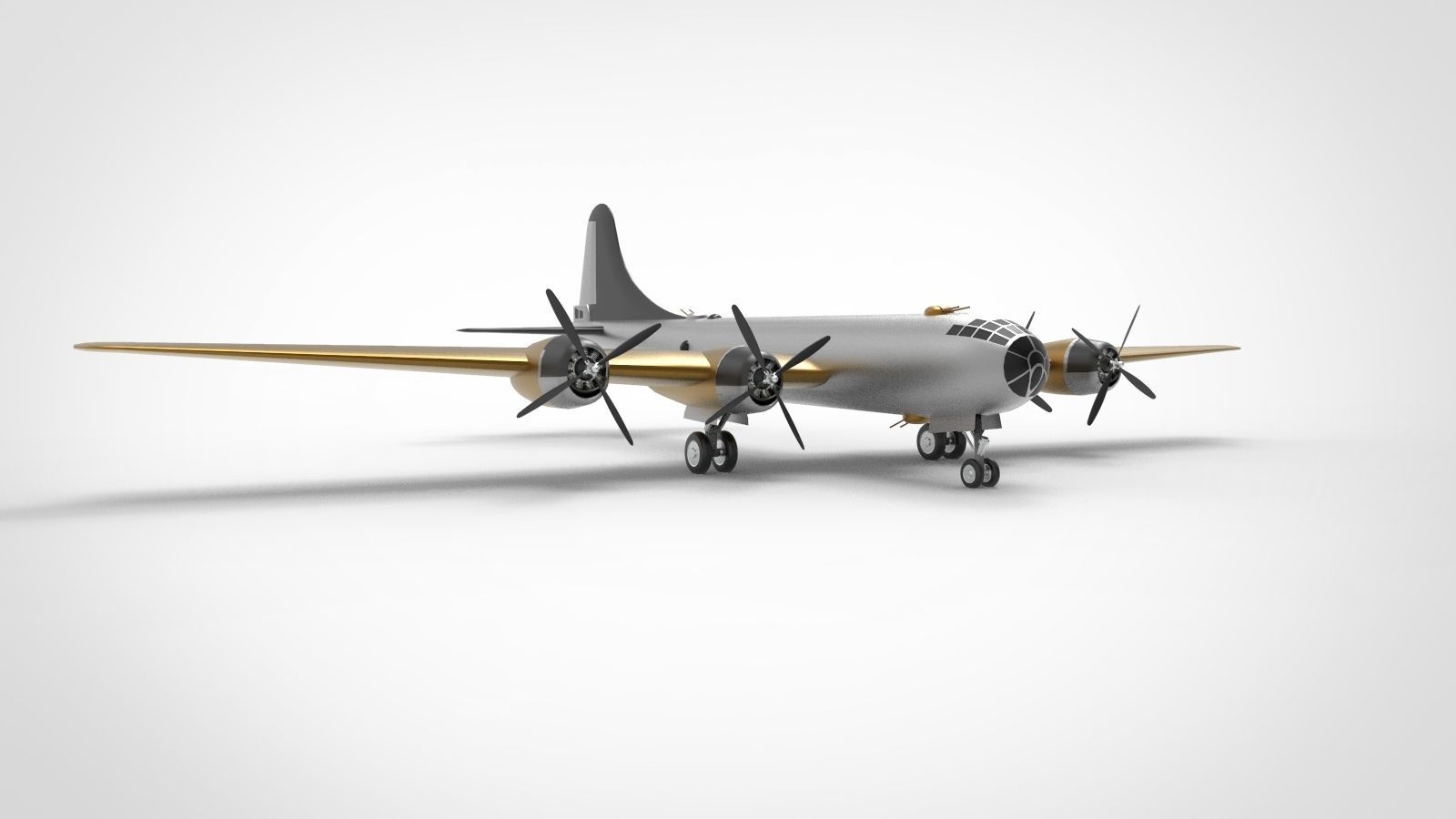 B-29 Superfortress  3D model_5