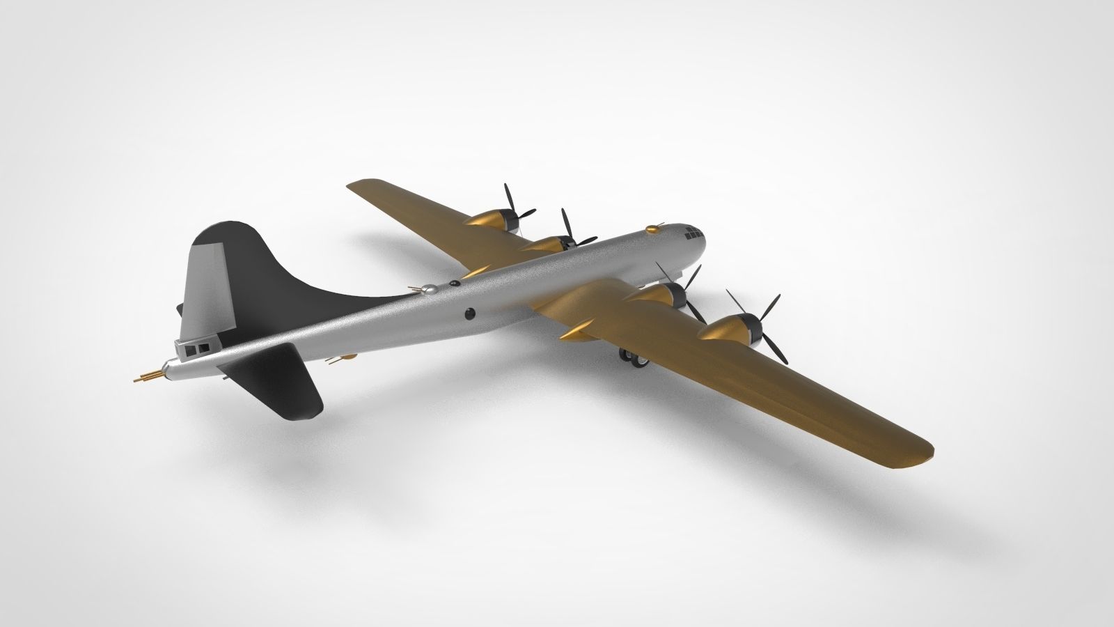 B-29 Superfortress  3D model_4