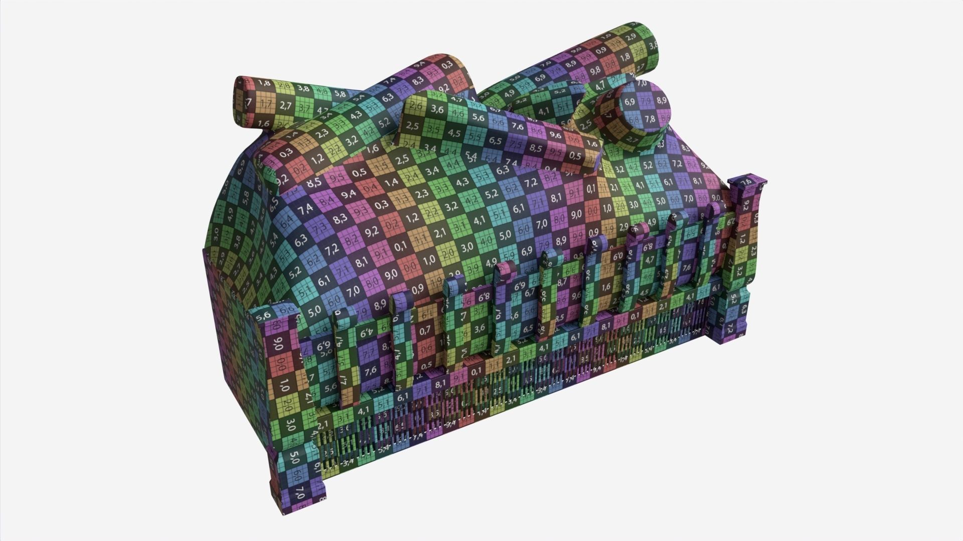 Electric Log Set Heater Duraflame 3D model_7