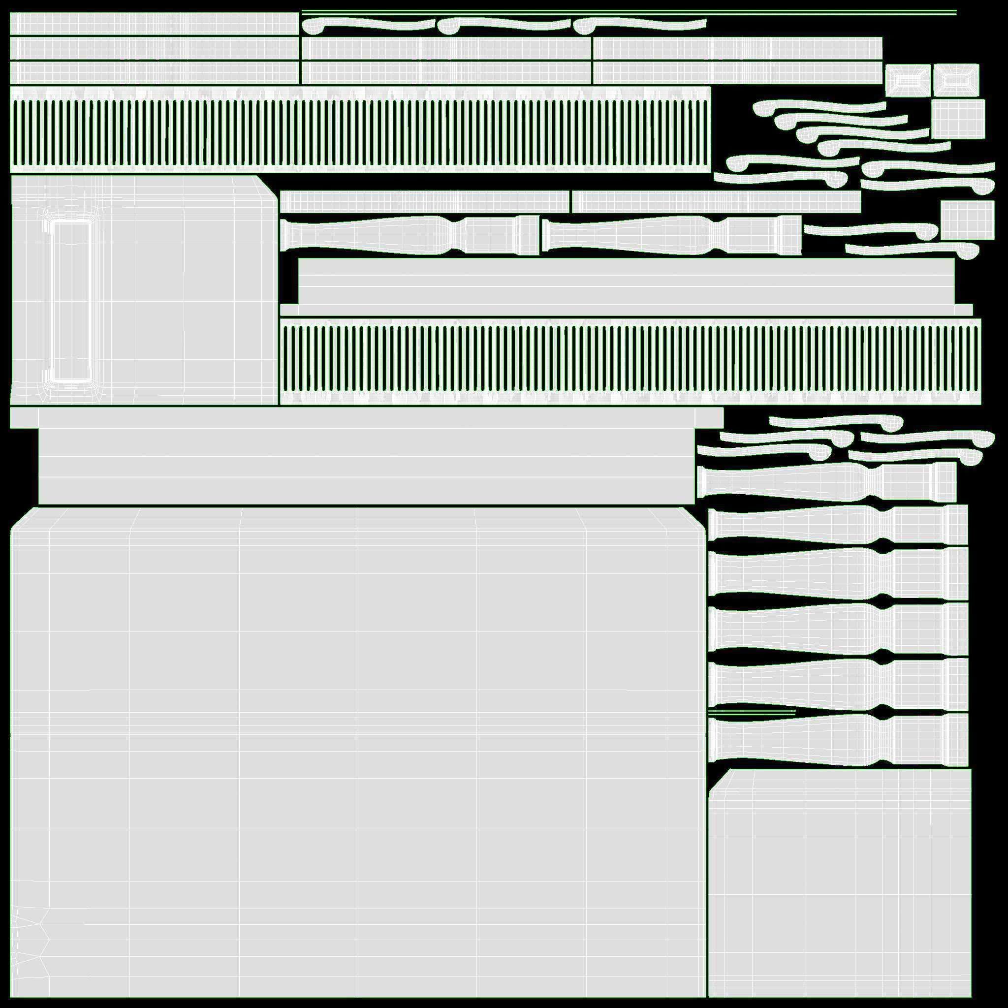Electric Log Set Heater Duraflame 3D model_9